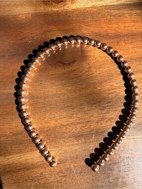 Rose Gold Beaded Headband - Women Jewelry